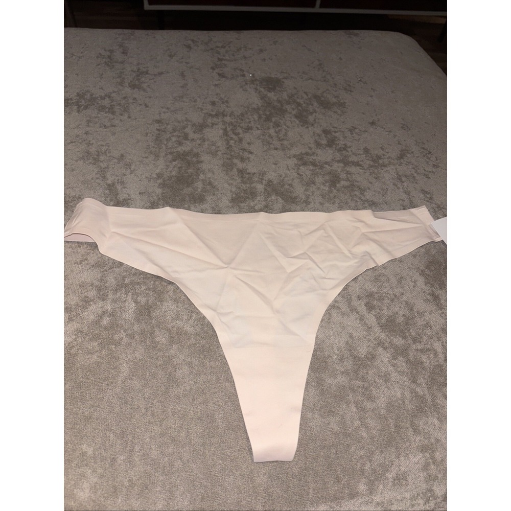 Ruby Ribbon Second Skin Thong In Color Shell. Size XXL #1463 NEW